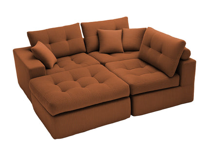Corner Chaise L-Shaped Sectional Sofa Bed