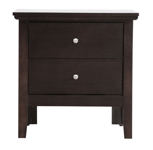 English Dovetailed Drawers Nightstand