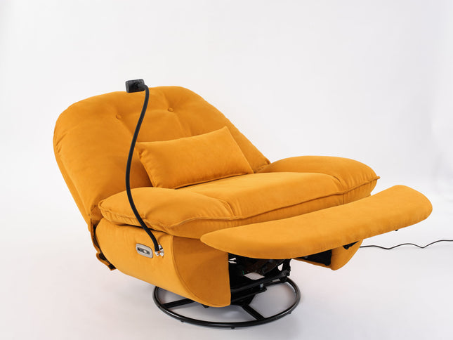 Power Recliner Swivel Glider USB Charger With tooth Music Player, Sleep, Working, Game And Leisure