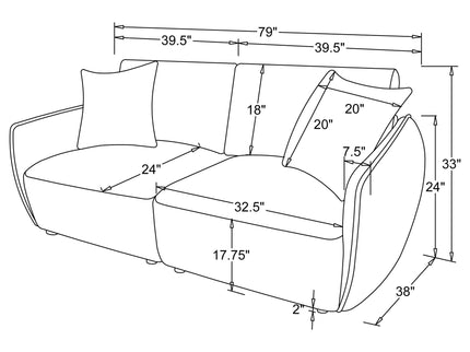Logan - Modular Loveseat