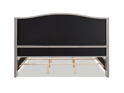 Marcella - Upholstered Shelter Headboard Bed Set