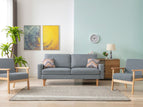 Gray / 3 Pc. Sofa, 2 Chairs
