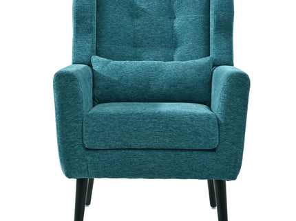 Modern Accent Chair Upholstered Foam Filled Living Room Chairs Comfy Reading Chair Mid-Century Modern Chair With Fabric Lounge Arm Chairs Armchair For Living Room Bedroom