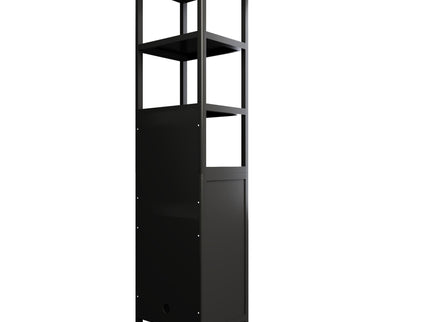 Storage Cabinet With Tall Tower, Multifunctional For Bathroom