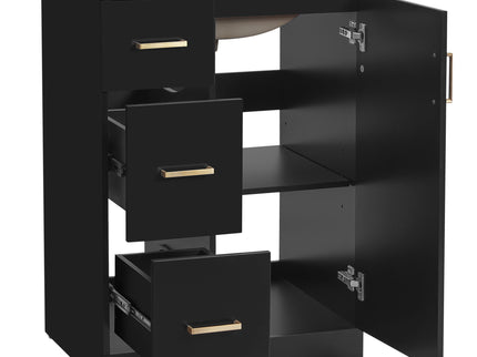 Bathroom Vanity With Under Mount Sink, 2 Drawers And Soft Closing Door