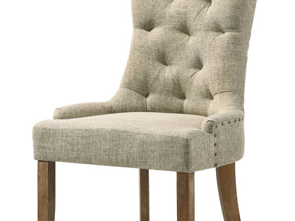 Yotam - Side Chair (Set of 2) - Beige / Oak