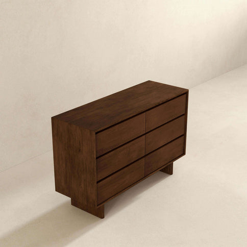 Dubrovnik - Dresser With 6 Drawers - Brown