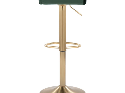 Ale - Contemporary Adjustable Height Barstool With Swivel With Oval Footrest (Set of 2)