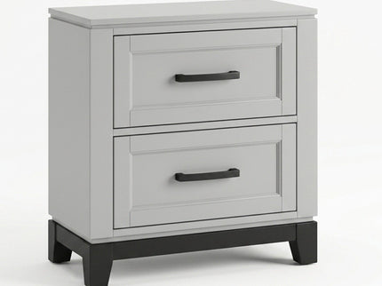 Bedroom Set, Bed With Drawers And Upholstered Headboard LED Lighting
