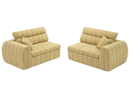 3 Seater, Couch With Throw Pillows For Living Room