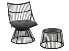 Dark Gray / 2 Pc. Table, Chair