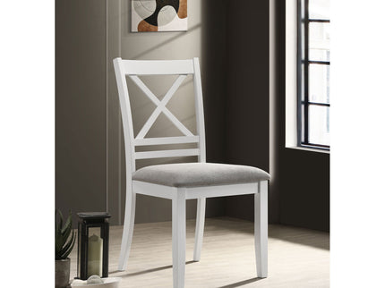 Evanston - Cross Back Dining Side Chair (Set of 2) - White