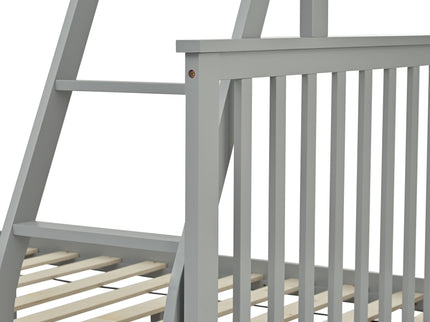 Bunk Bed With Ladder, And Safety Guard Rails