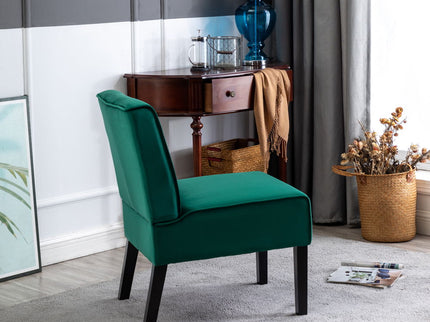 Reese - Living Room Armless Button Tufted Pattern Accent Chair (Set of 2)