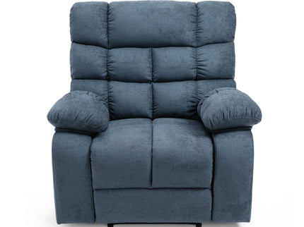 Contemporary Massage Recliner With Pillow Tufted Design - Charcoal