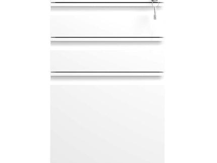 Metal Drawer Mobile File Cabinet With Lock For Home Office Organizer