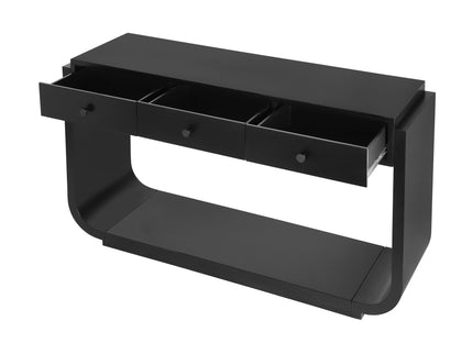 Console Table With 3 Drawers, Display Shelf