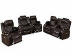 Dark Brown / 3 Pc. Sofa, Loveseat, Chair