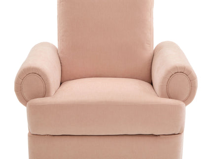 Manual Swivel Recliner Rocker Chair With Adjustable Backrest
