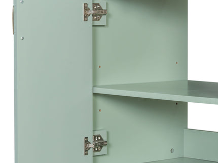 Modern Bathroom Vanity With Sink, 3 Drawers & 2 Doors