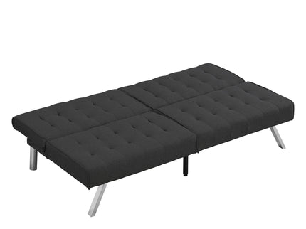 Modern Sofa Bed With Wood Frame And Stainless Legs