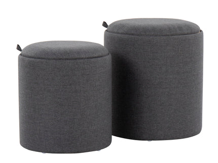 Tray - Contemporary Nesting Ottoman Set