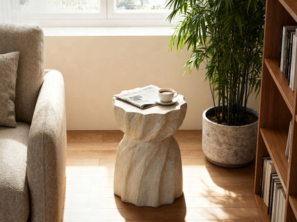 Outdoor End Table - Marble