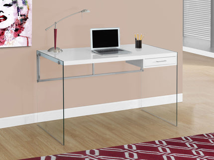 Contemporary Design Computer Desk For Home Office, Storage Drawers