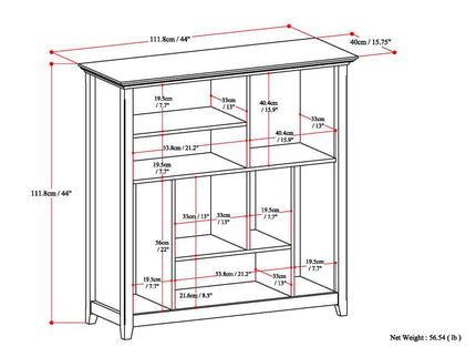 Amherst - Multi Cube Bookcase And Storage Unit - Light Brown