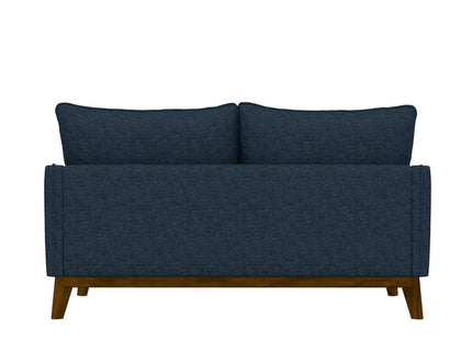 Loveseat With Flared Legs - Blue
