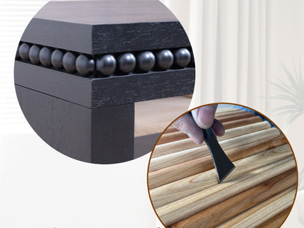 Modern Coffee Table With Beaded Trim
