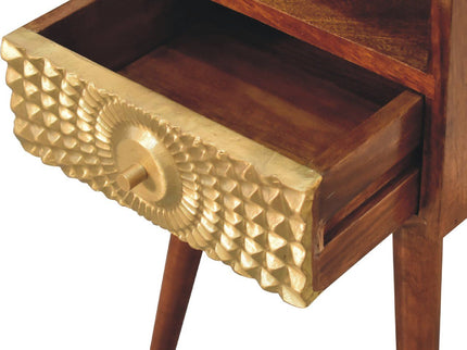 Eden - Mini Nightstand - Chestnut