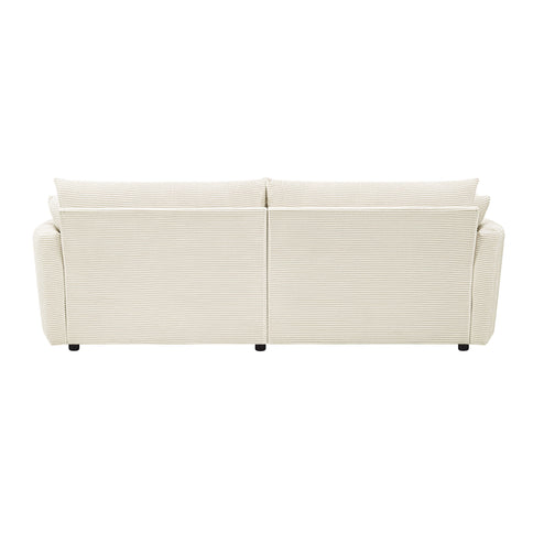 Oversized Double Chaise Lounge Sofa With USB Ports
