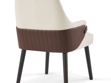 Indoor Dining Chair (Set of 2) - Beige / Brown