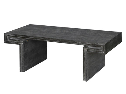 American Vintage Industrial Coffee Table, Double Tier Design