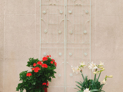 Metal Garden Trellis Rustproof Trellis For Climbing Plant Outdoor Flower Support