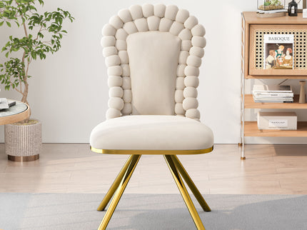 Upholstered Swivel Dining Chairs (Set of 2)