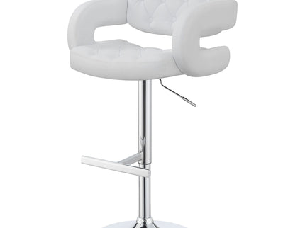 Adjustable Bar Stool With Upholstery