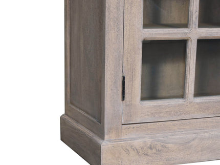 Triple Glazed Cabinet - Gray