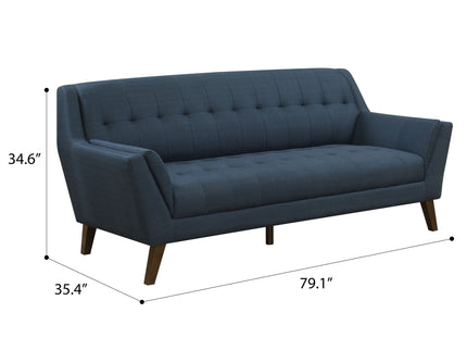 Sofa - Blue - Fabric