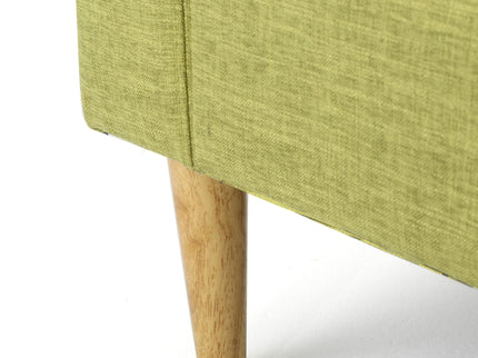 Nebulize - Upholstered Fabric Club Chair With Button Tufted And Square Off Arm And Back