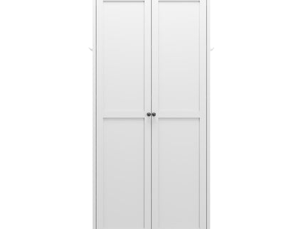 Metal Kitchen Pantry Cabinet With Adjustable Storage And 4 Heavy Duty Shelves - White
