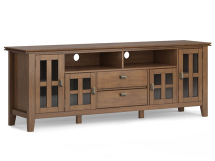 Artisan - TV Media Stand - Rustic Natural Aged Brown
