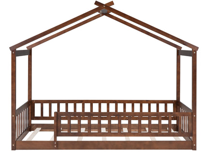 Bed House Bed Frame With Fence