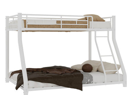 Twin Over Full Bunk Bed - White