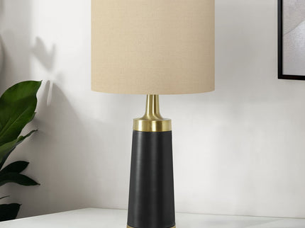 Lighting, Table Lamp, Resin, Contemporary - Black / Cream