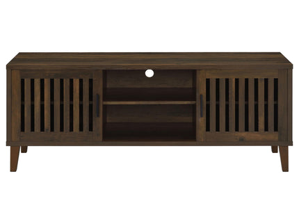 Jenine - 2 Door 60" TV Stand - Brown