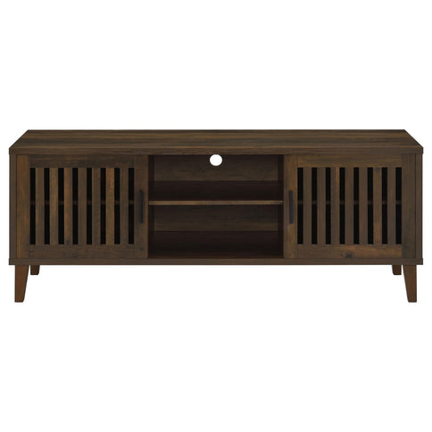 Jenine - 2 Door 60" TV Stand - Brown