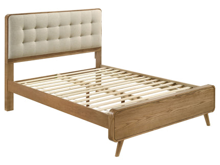 Winston - Platform Bed With Upholstered Headboard