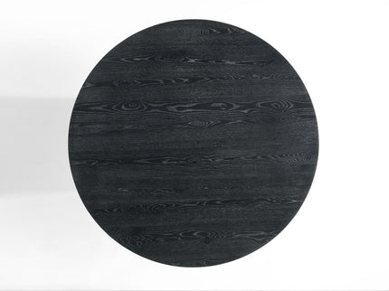 Jasper - 5 Piece Round Dining Set - Ebony Black